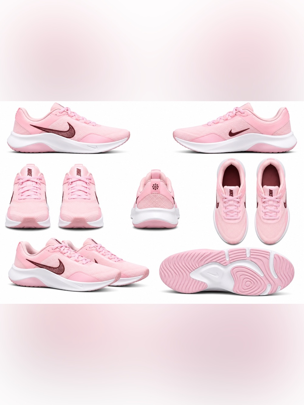 Women’s Nike Legend Essential 3 NN Pink Foam/Dark Team Red Training Shoes